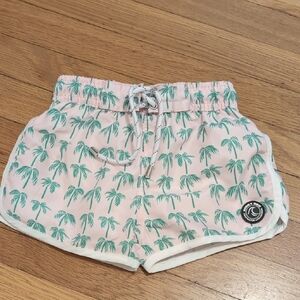 Pink Palm Tree Kids Shorts